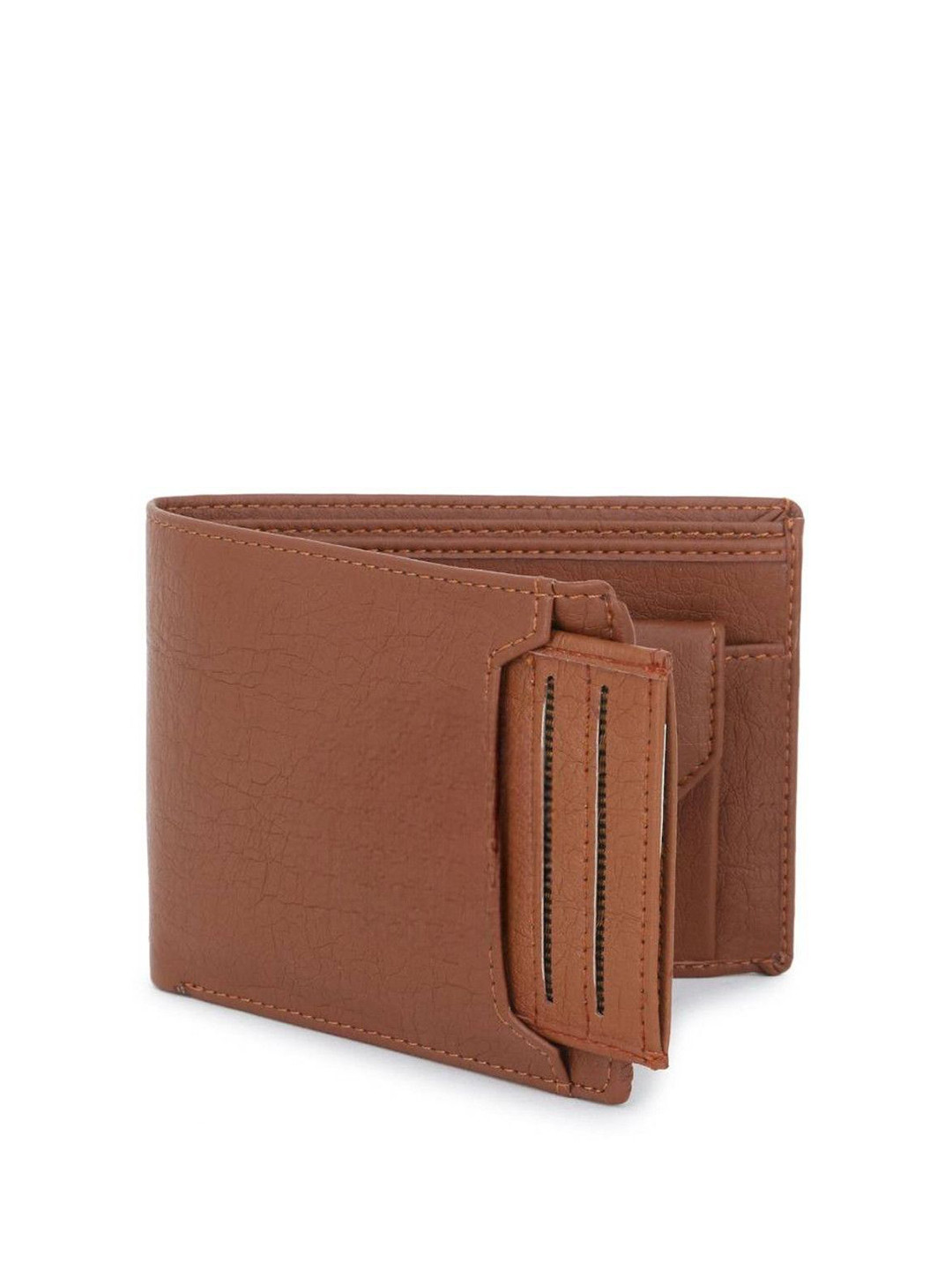 JONFY Men Solid Two Fold Wallet