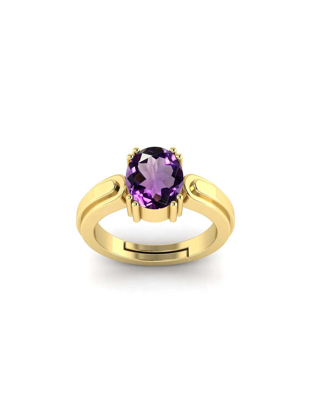RRVGEM 12.5 KT Amethyst Finger Ring