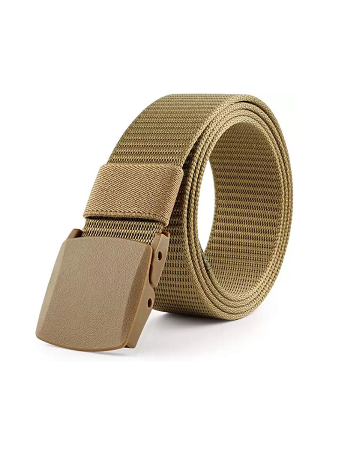 Niddleman Men Textured Canvas  Belt