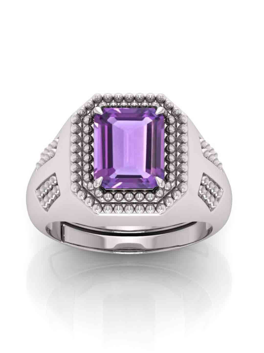RRVGE Amethyst Finger Ring