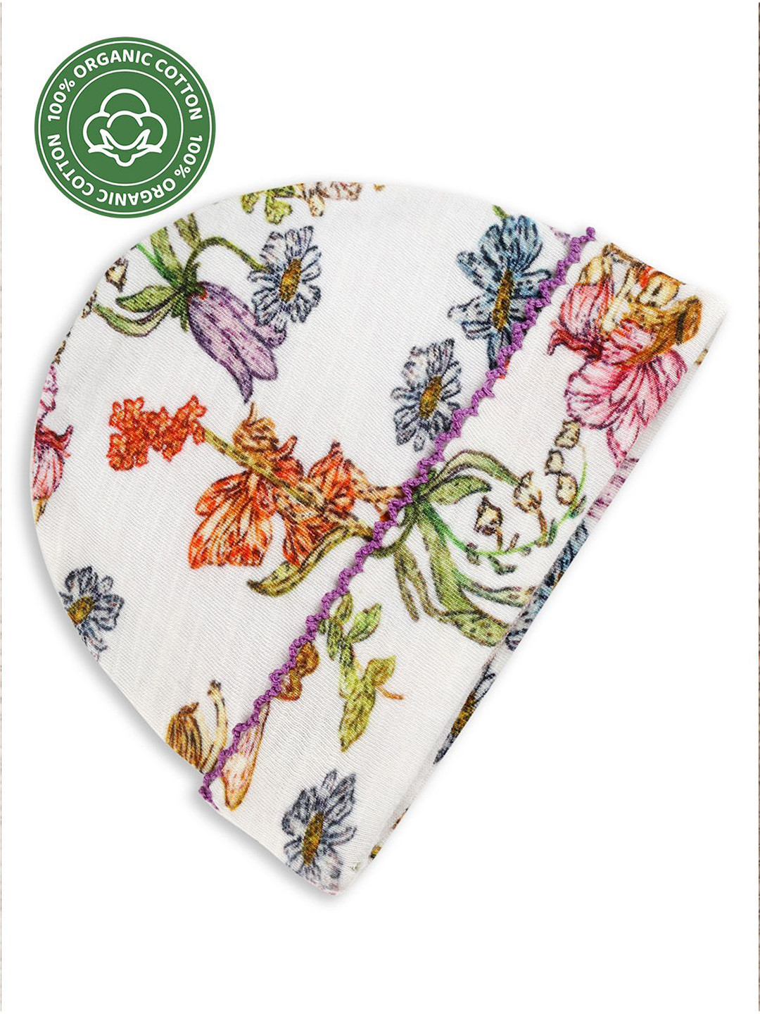 THE BABY TRUNK Kids Garden Fairy Print Cotton Beanie Cap