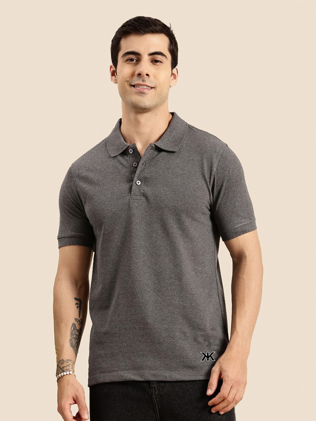Kook N Keech Polo Collar Cotton T-shirt