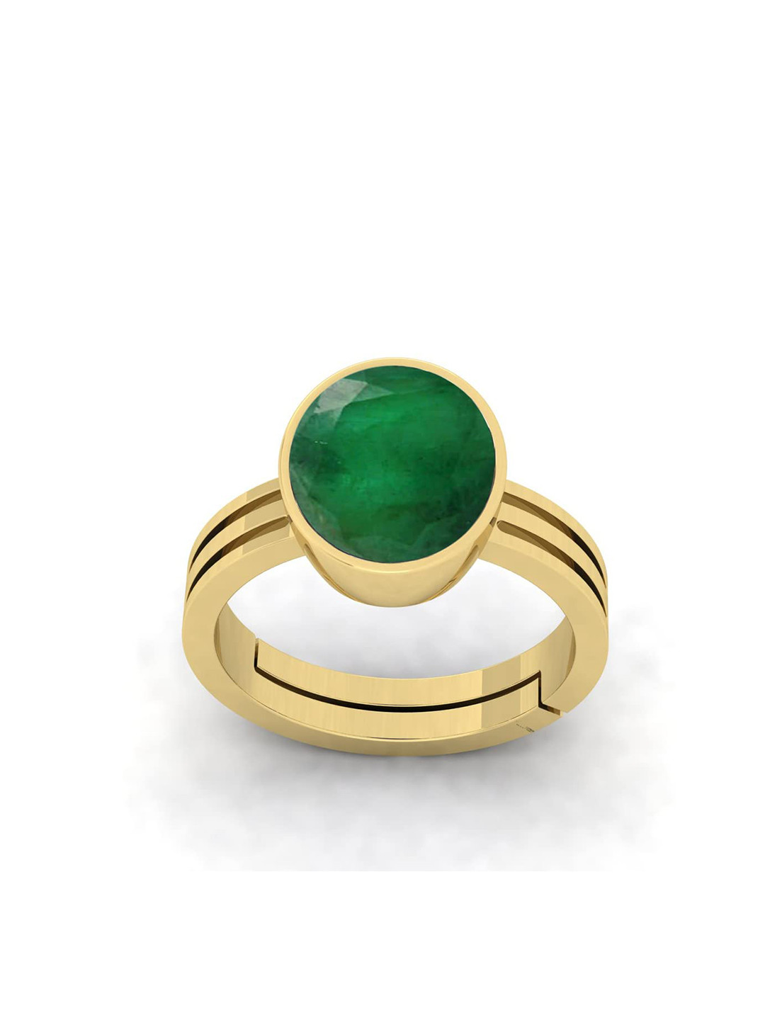 RRVGEM 9.5 Ratti Emerald Finger Ring