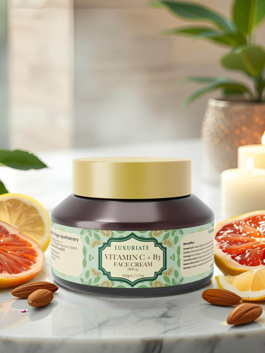 LUXURIATE Vitamin C Brightening Face Luxury Cream- 50 g