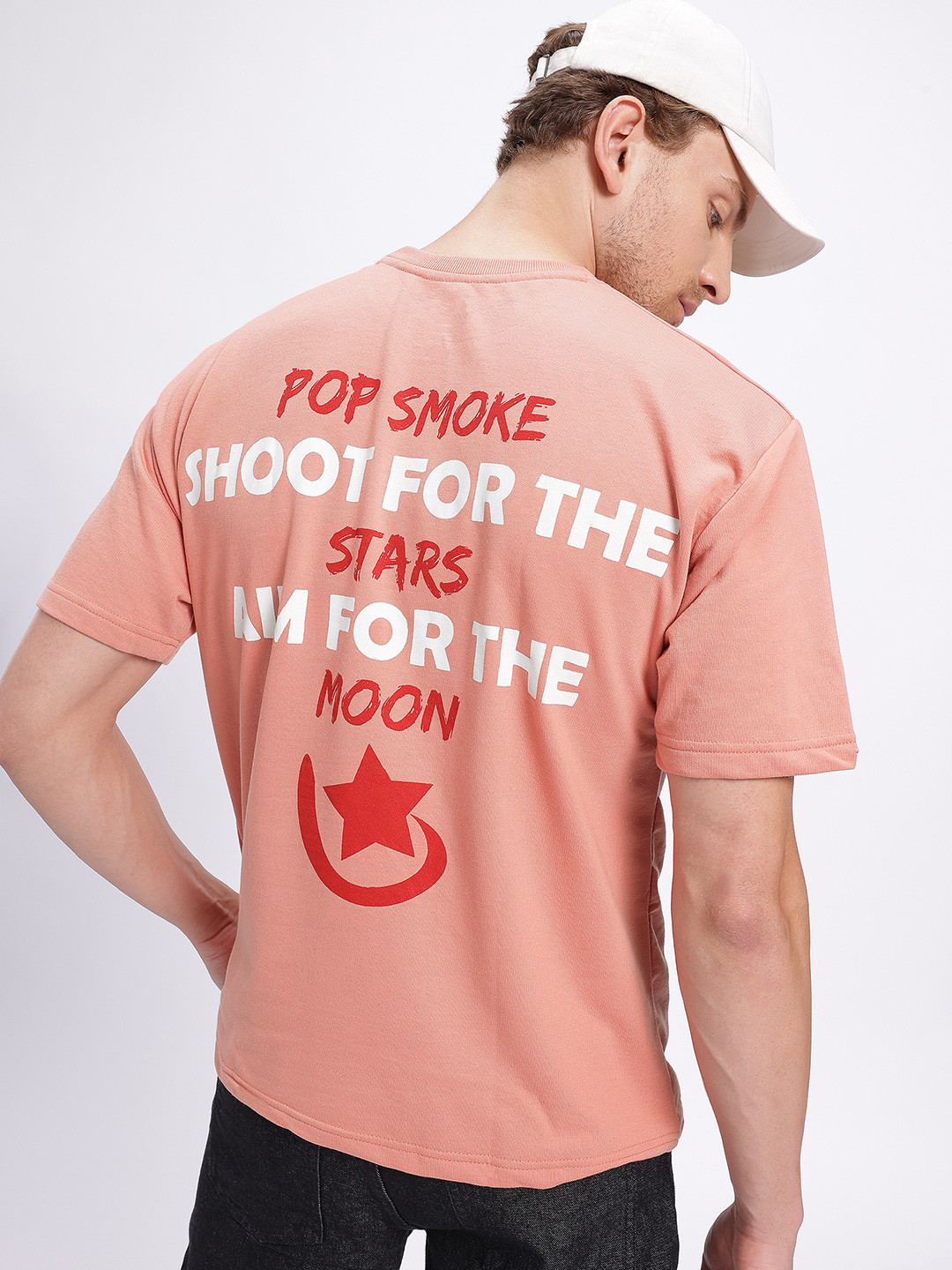 glitchez Oversize Drip Printed T-shirt