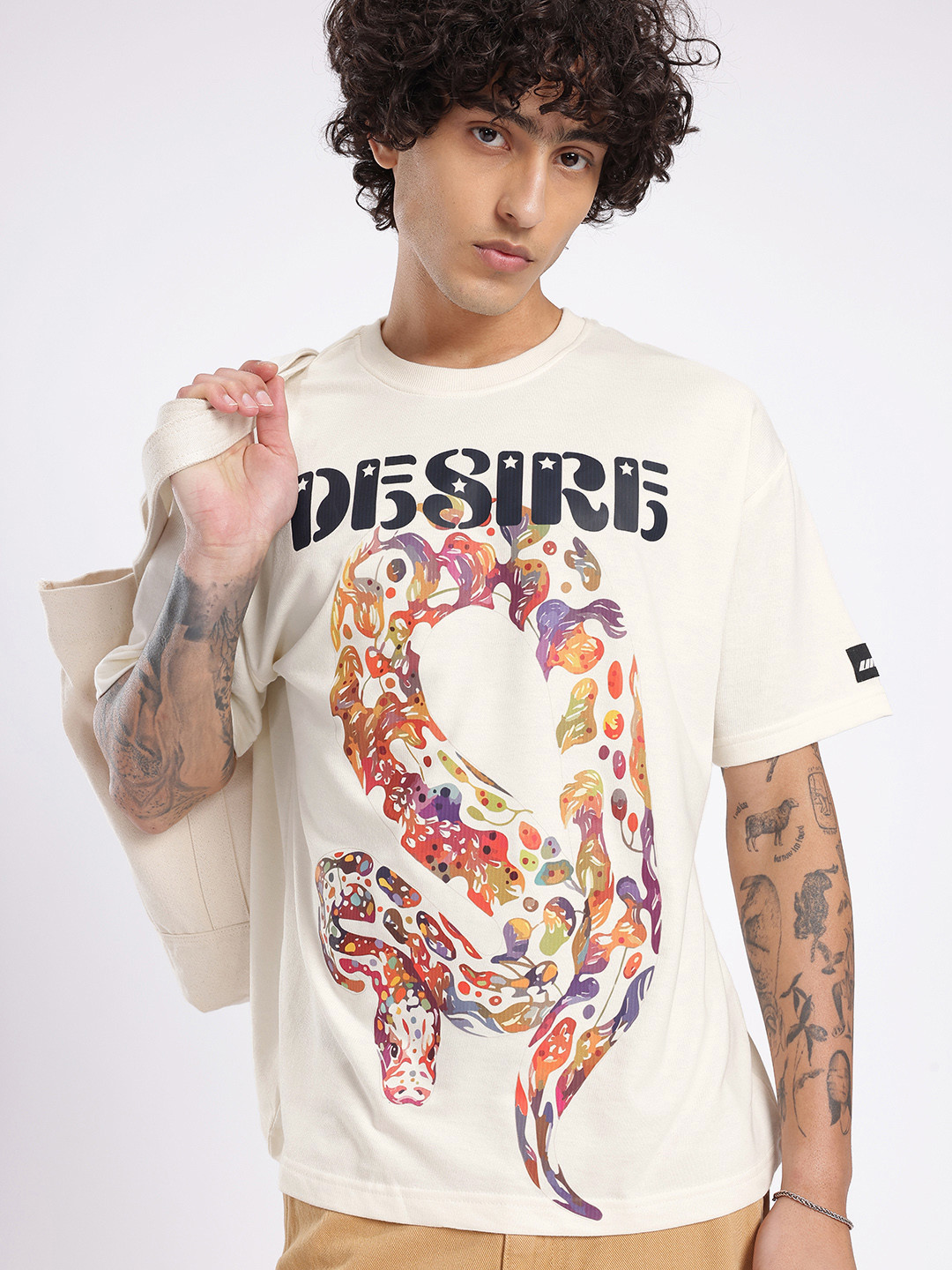 UNRL Graphic Printed Oversized T-shirt