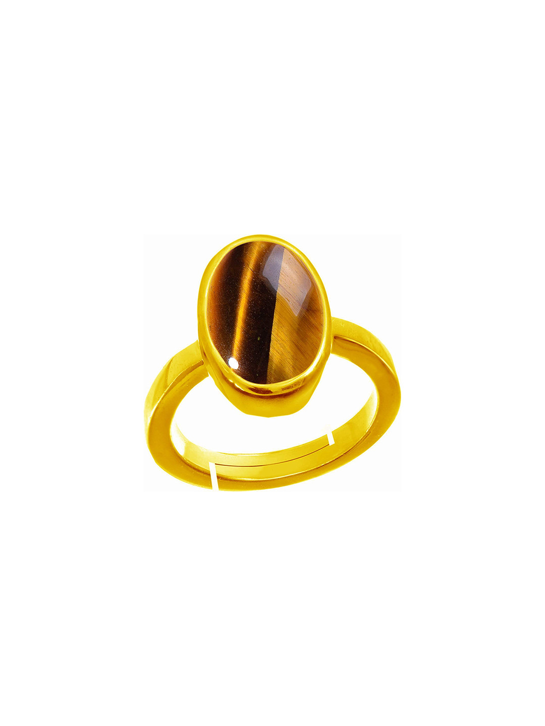 RRVGEM 10.00 Ratti Earth Mined Tiger Eye Stone Ring