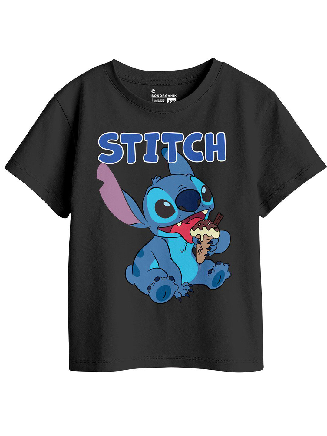 BonOrganik Girl Regular Stitch Character Printed T-Shirt