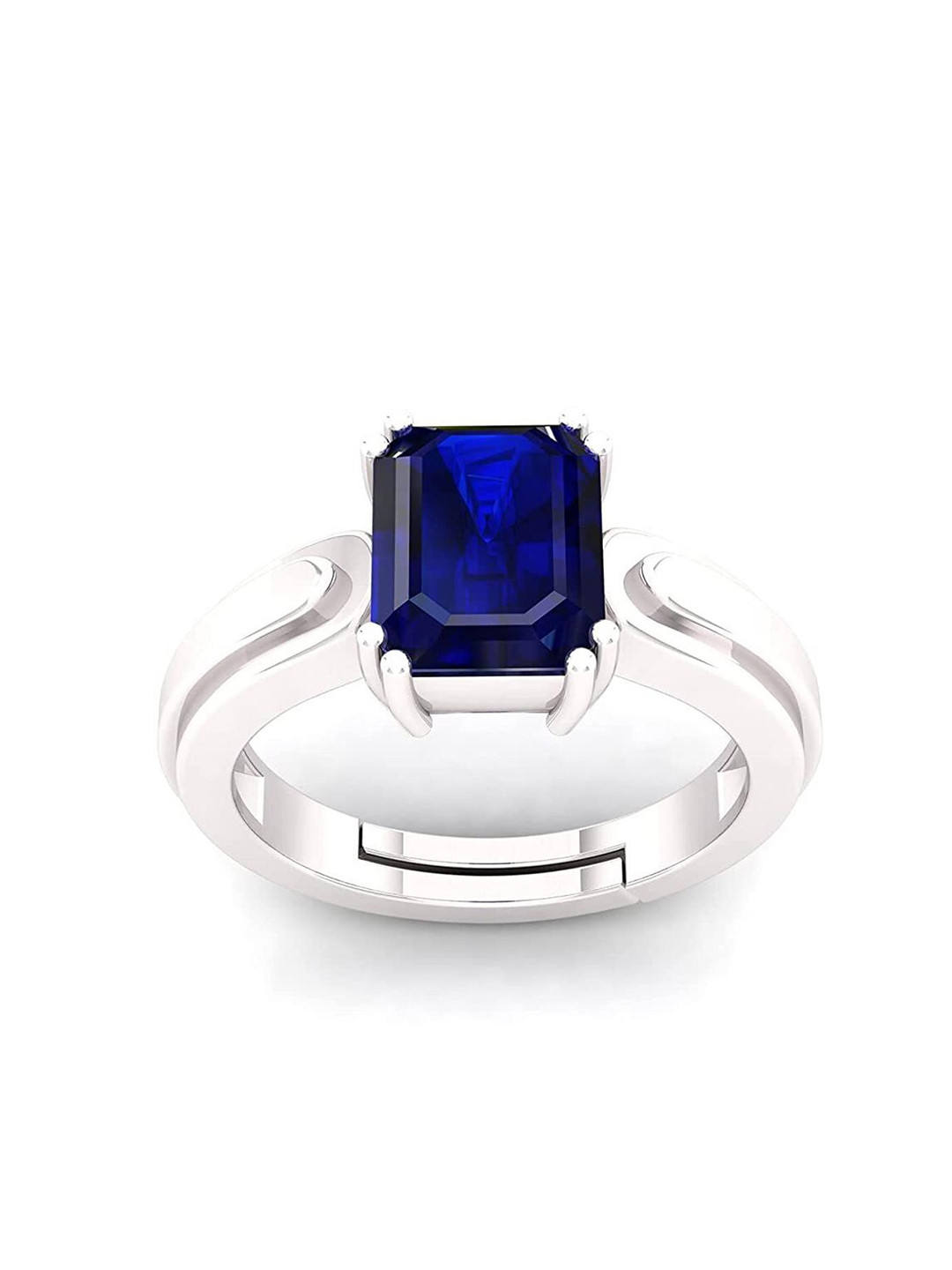 RRVGEM Blue Sapphire 6.25 Ratti 5.00 KT Ring