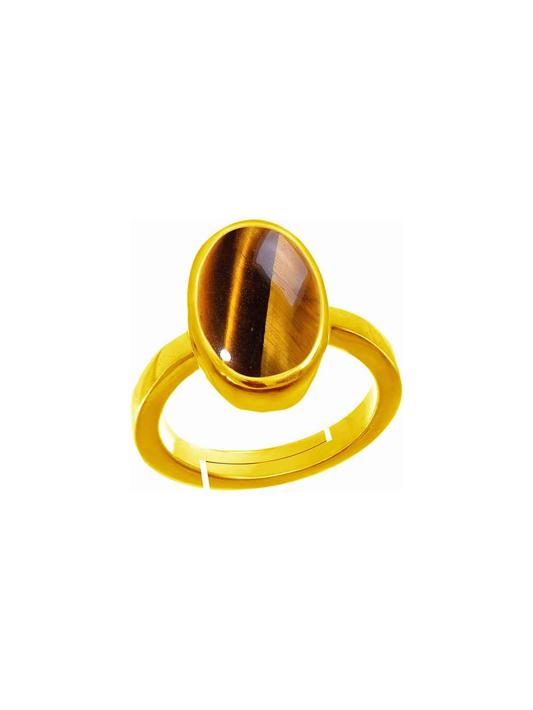 RRVGEM 2.25 Ratti Earth Mined Tiger Eye Ring