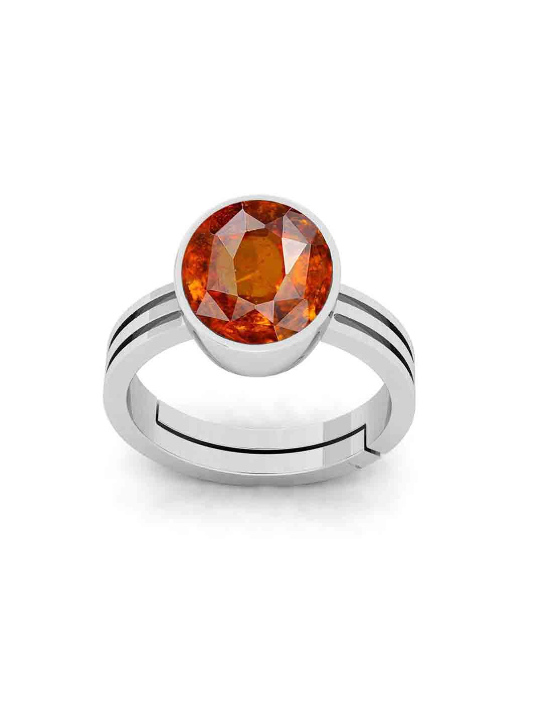 RRVGEM 10.00 KT 10.25 Ratti Brass Garnet Ring