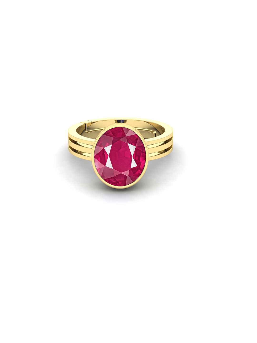 RRVGEM Ruby 12.00 KT Adjustable Ring