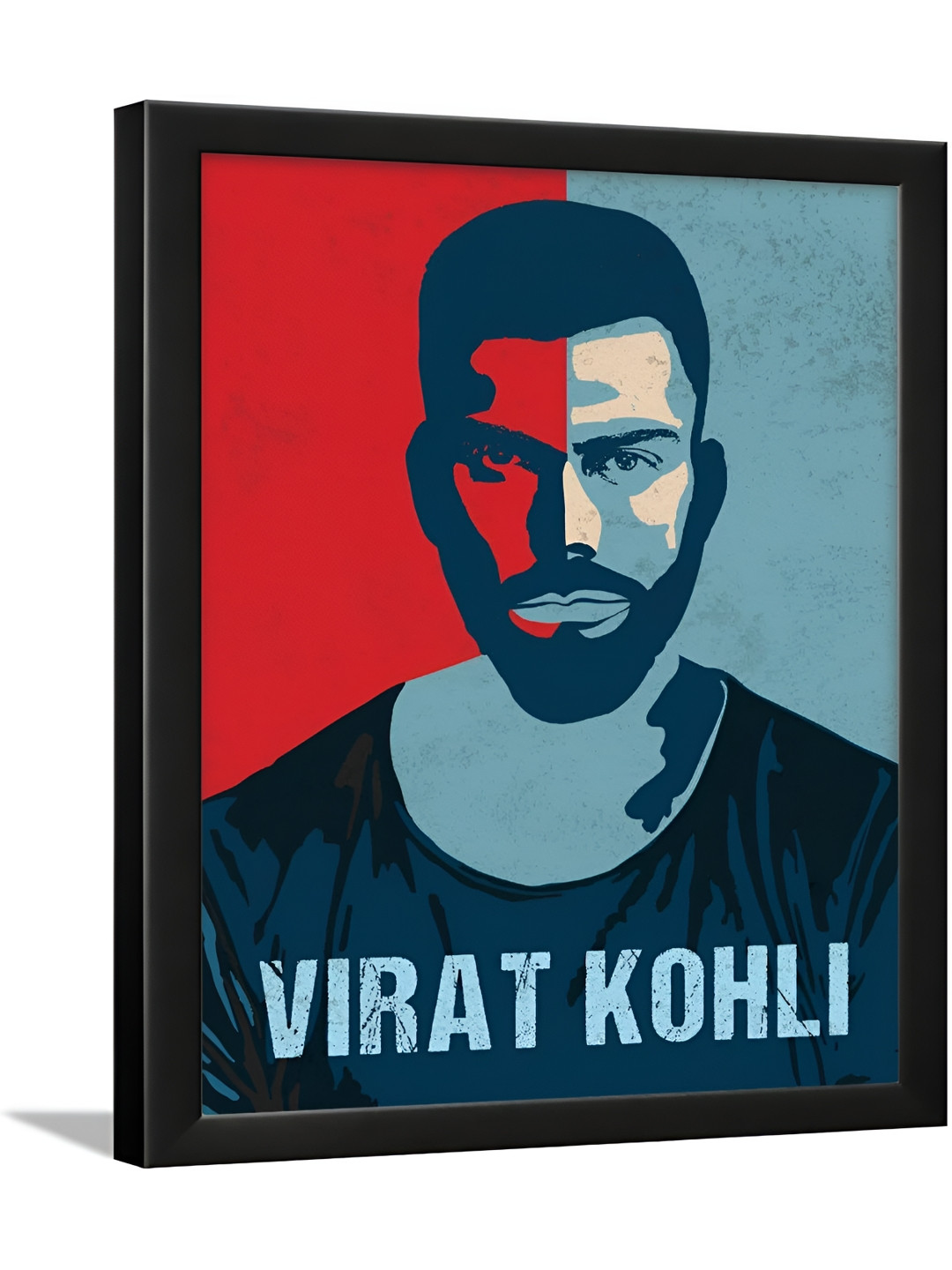 Chaka Chaundh Multi Synthetic Wood Wall Home Office Rectangle Photographs Wall Art