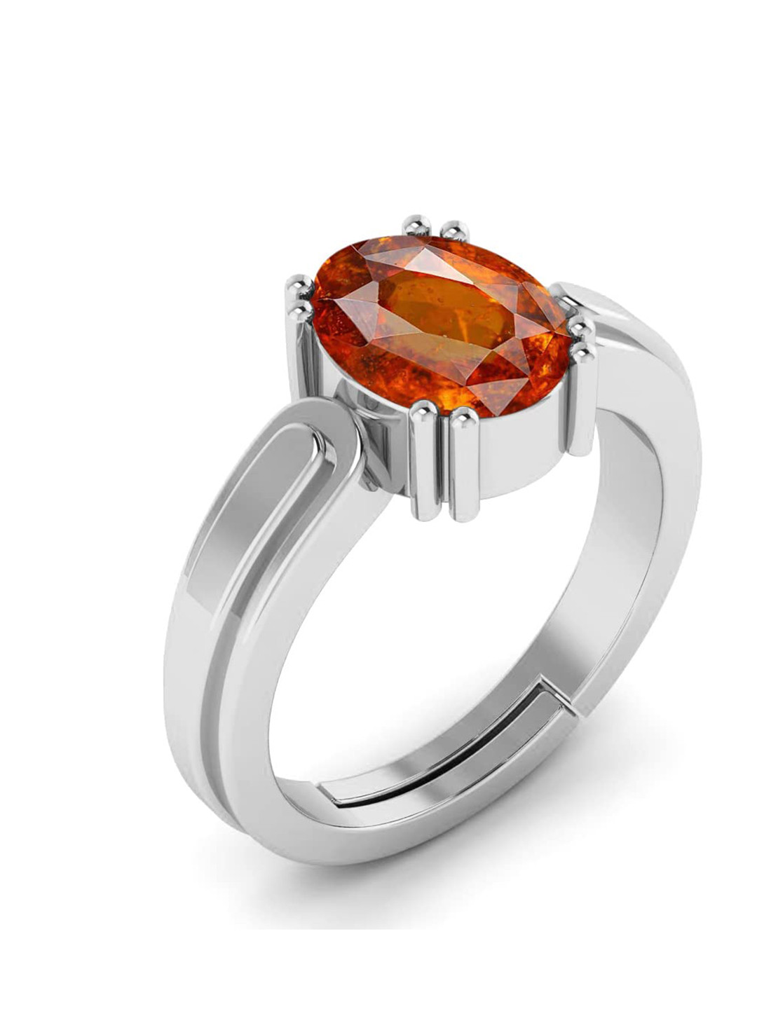 RRVGEM 5.00 Ratti Brown Geomed Ring