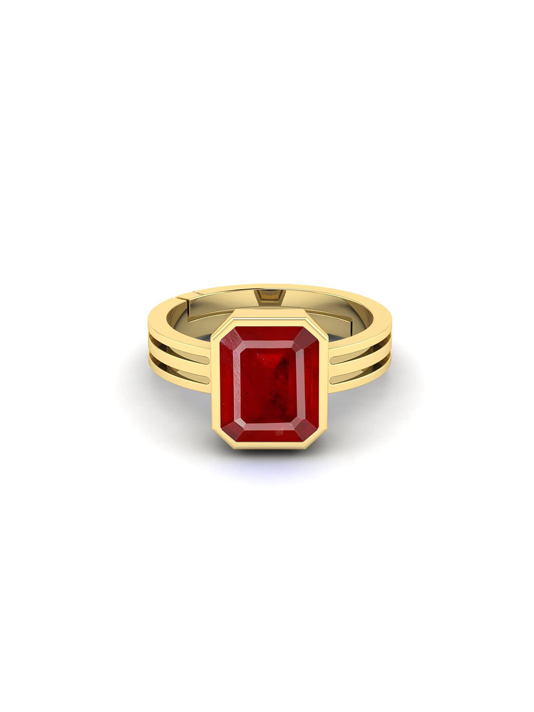 RRVGEM Ruby Ring 7.25 KT A+ Quality manik Adjustable Gemston