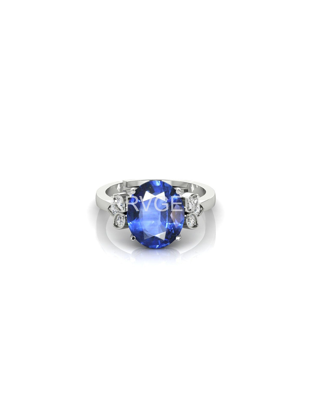 RRVGEM 7.25 KT Finger Ring Blue Sapphire Ring