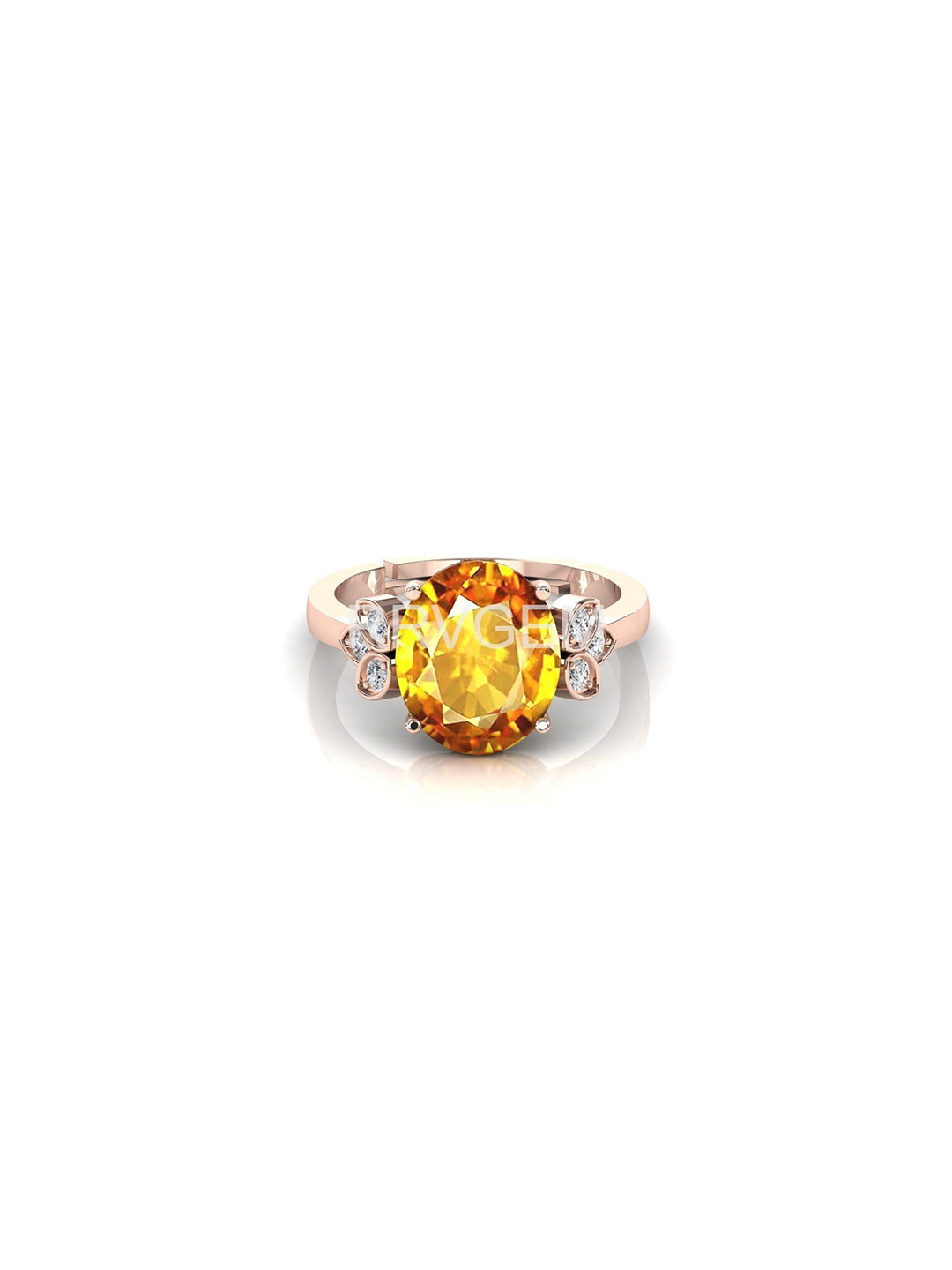 RRVGEM 2.5 Ratti Citrine Finger Ring