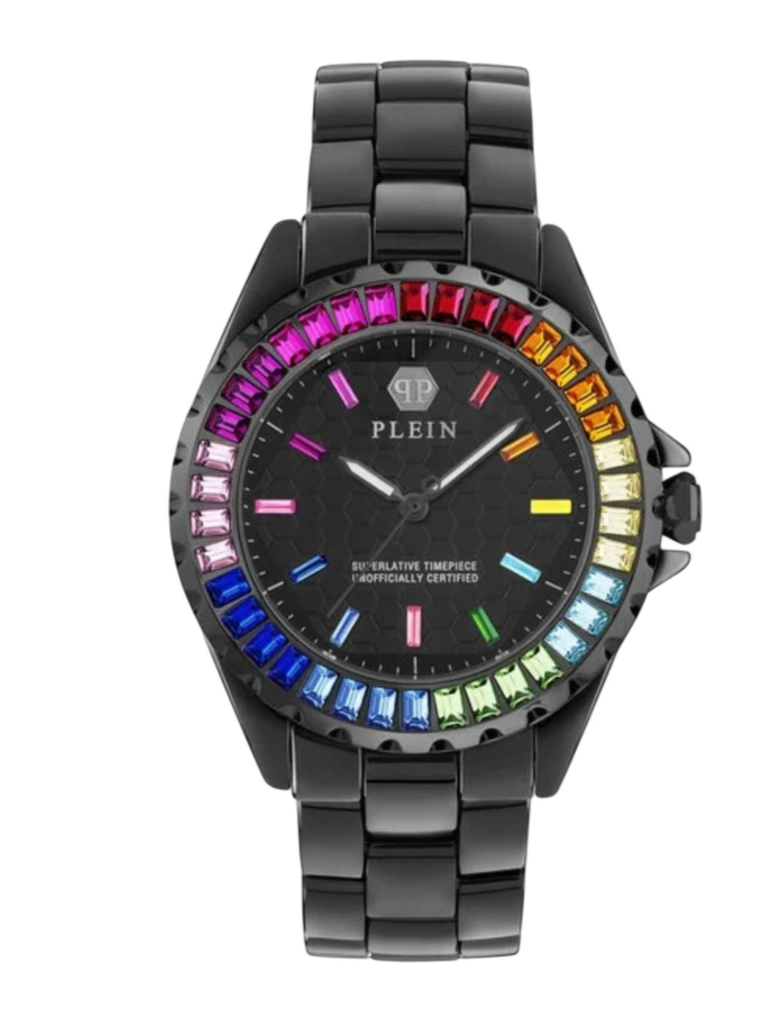 PHILIPP PLEIN Women Ceramic Bracelet Style Straps Analogue Watch PWPPA0424