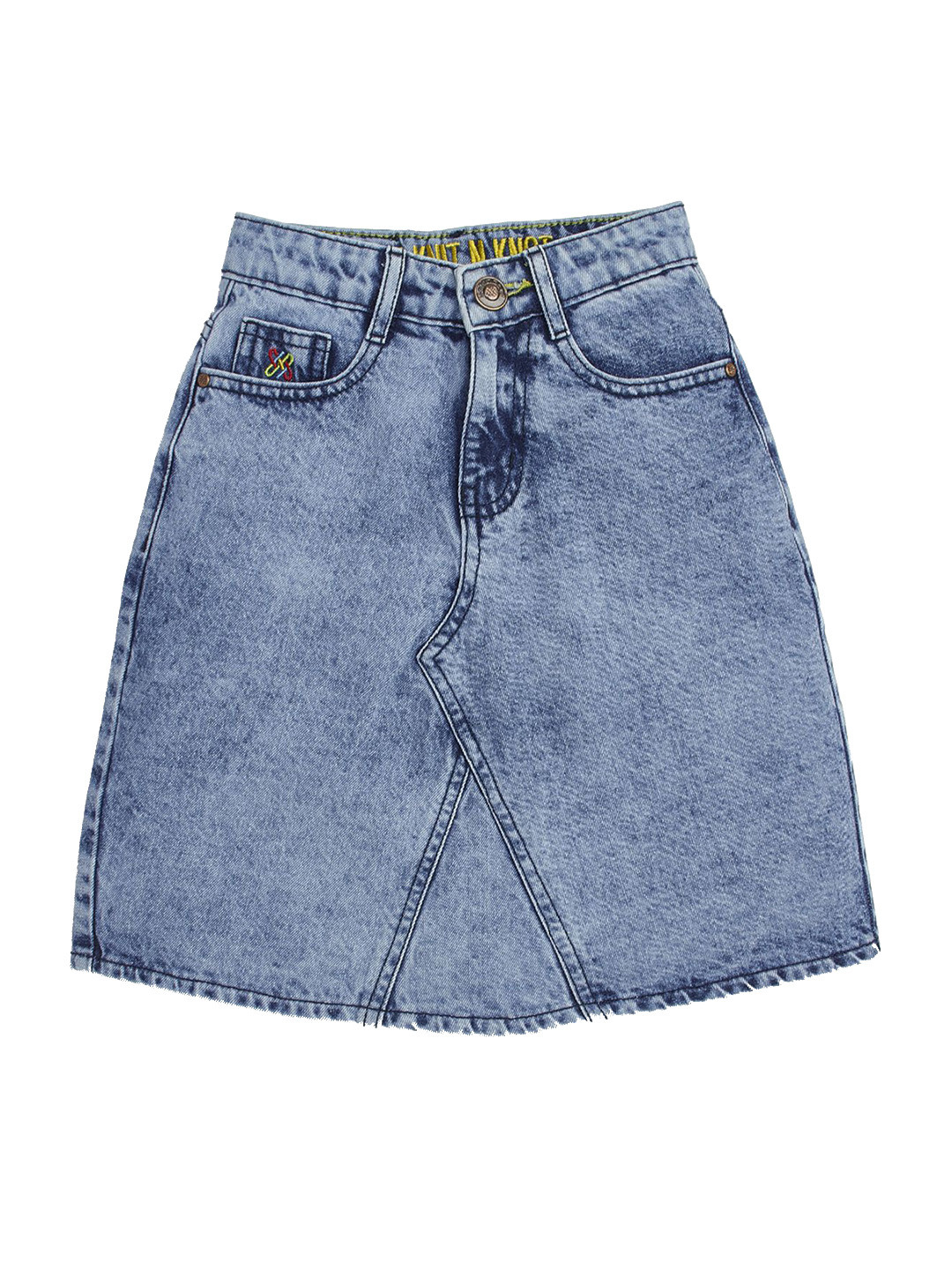 StyleCast x Revolte Girls Denim A-Line Mini Skirt