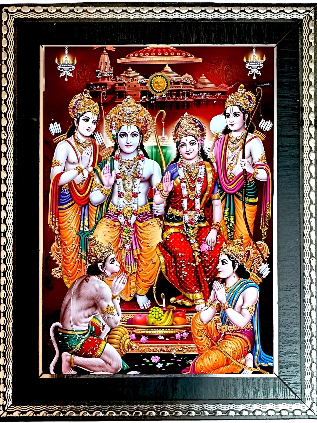 SUNINOW Wood Wall Rectangle Photographs Wall Art -7.87 x 5.90 In