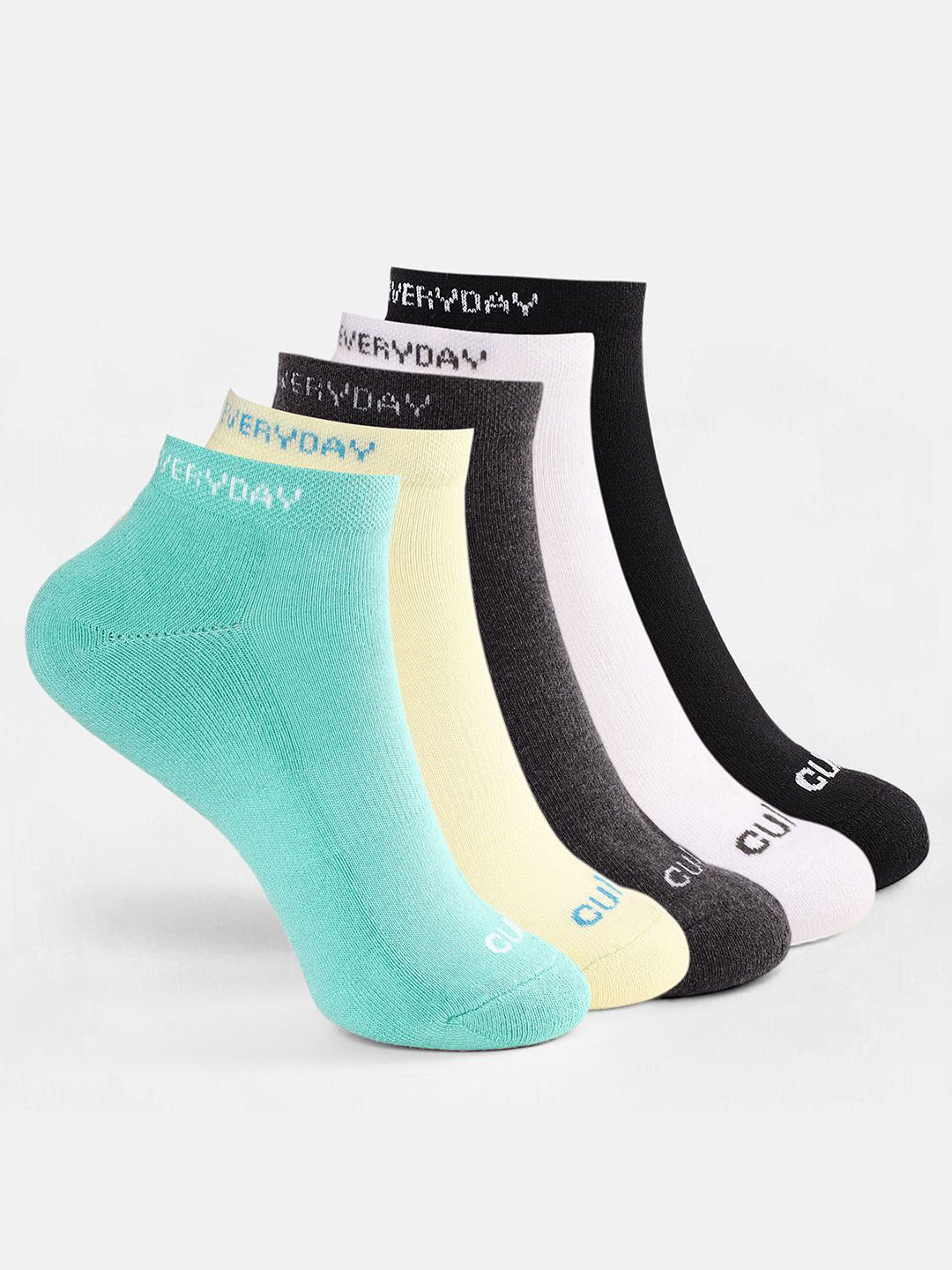 CULT Men Pack Of 5 R3 Low Ankle Length Socks