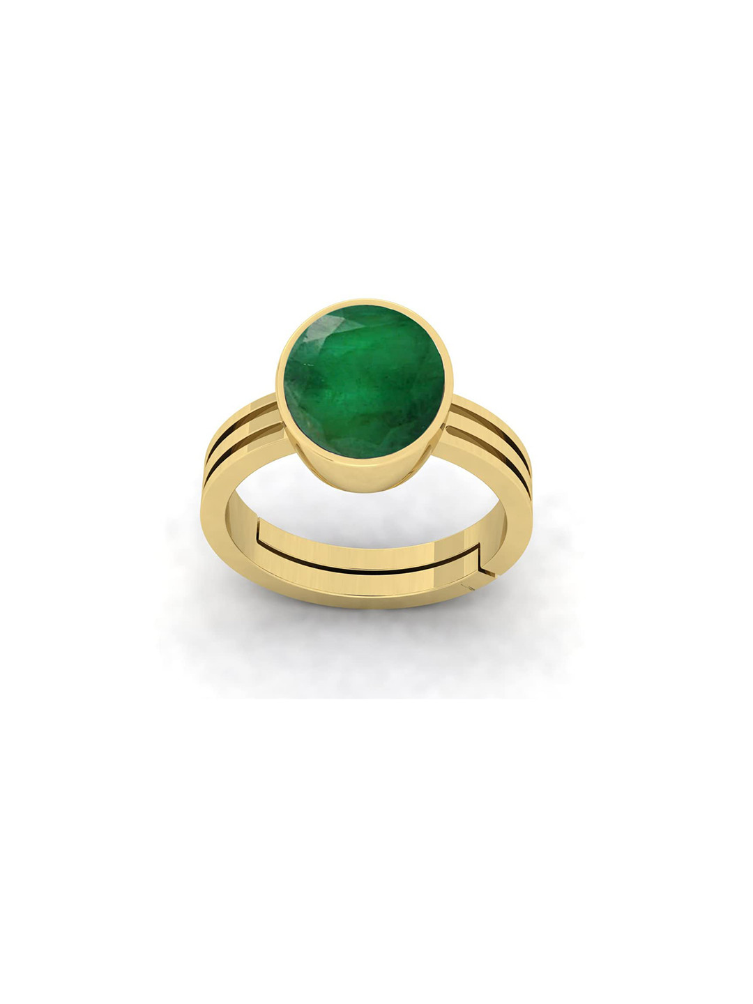 RRVGEM 12.50 KT Emerald Stone Ring
