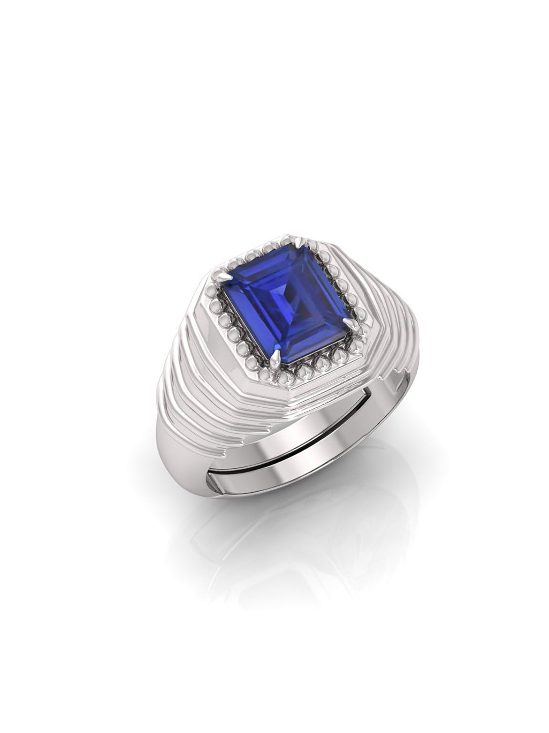 RRVGEM 9.25 Ratti 8.00 KT Blue Sapp Ring