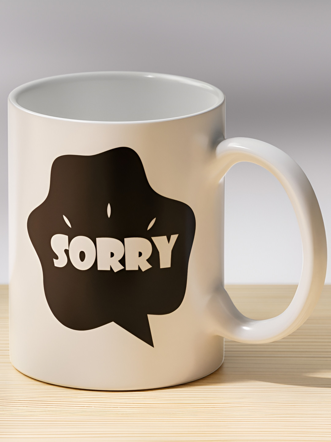 Gift4You Magique by the Wishing Chair Black Typography Ceramic Microwave Safe Cup-250ml