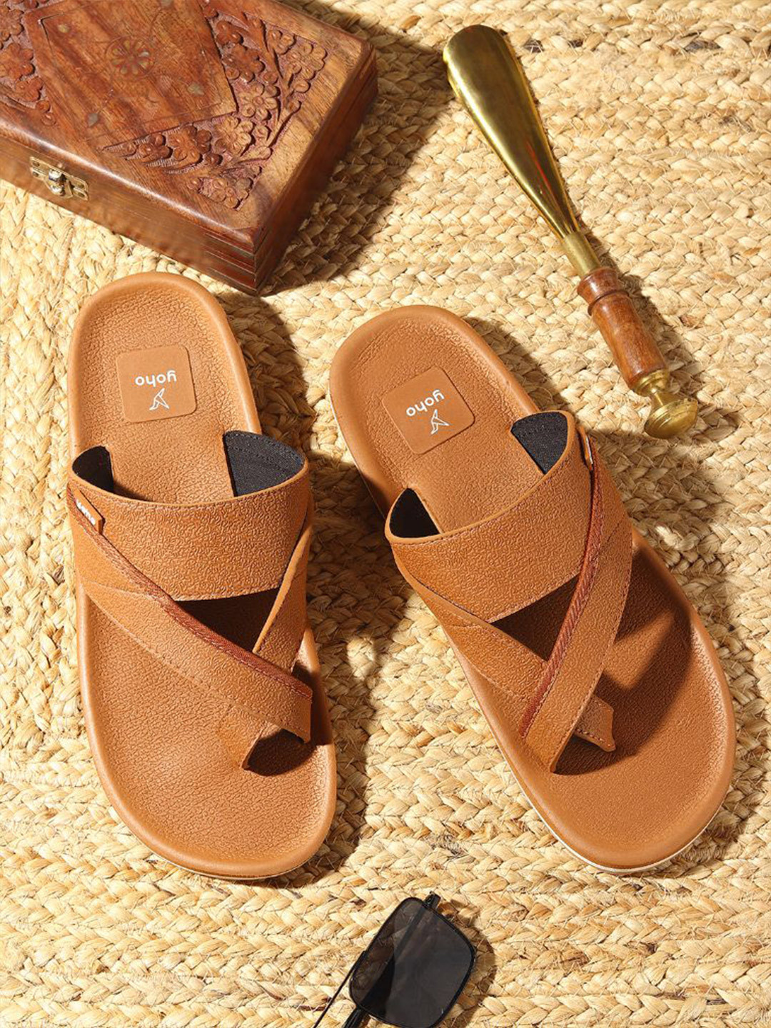 yoho Men Snugly Ethnic Slipper