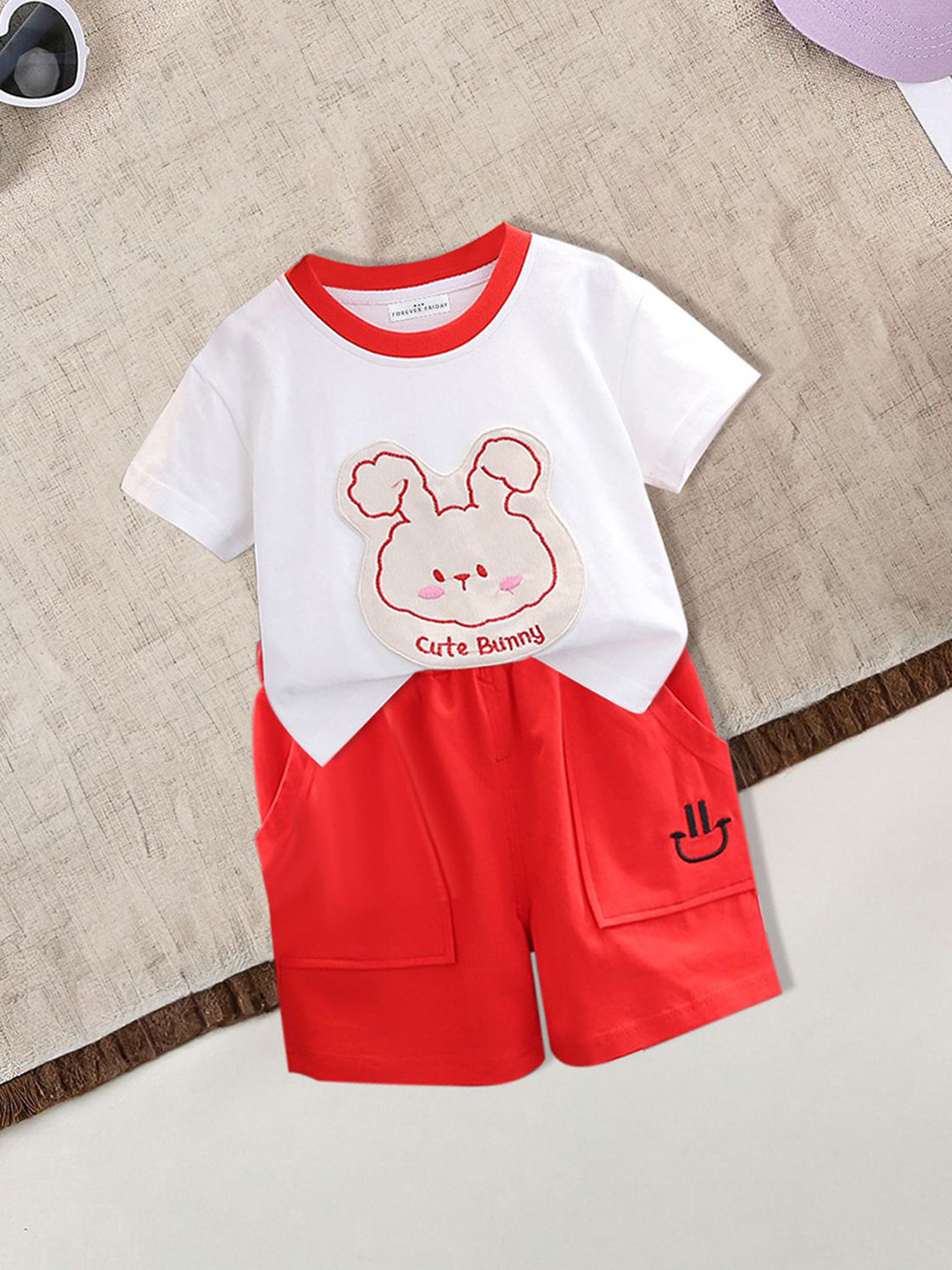 FOREVER FRIDAY Boy Pure Cotton T-shirt with Shorts