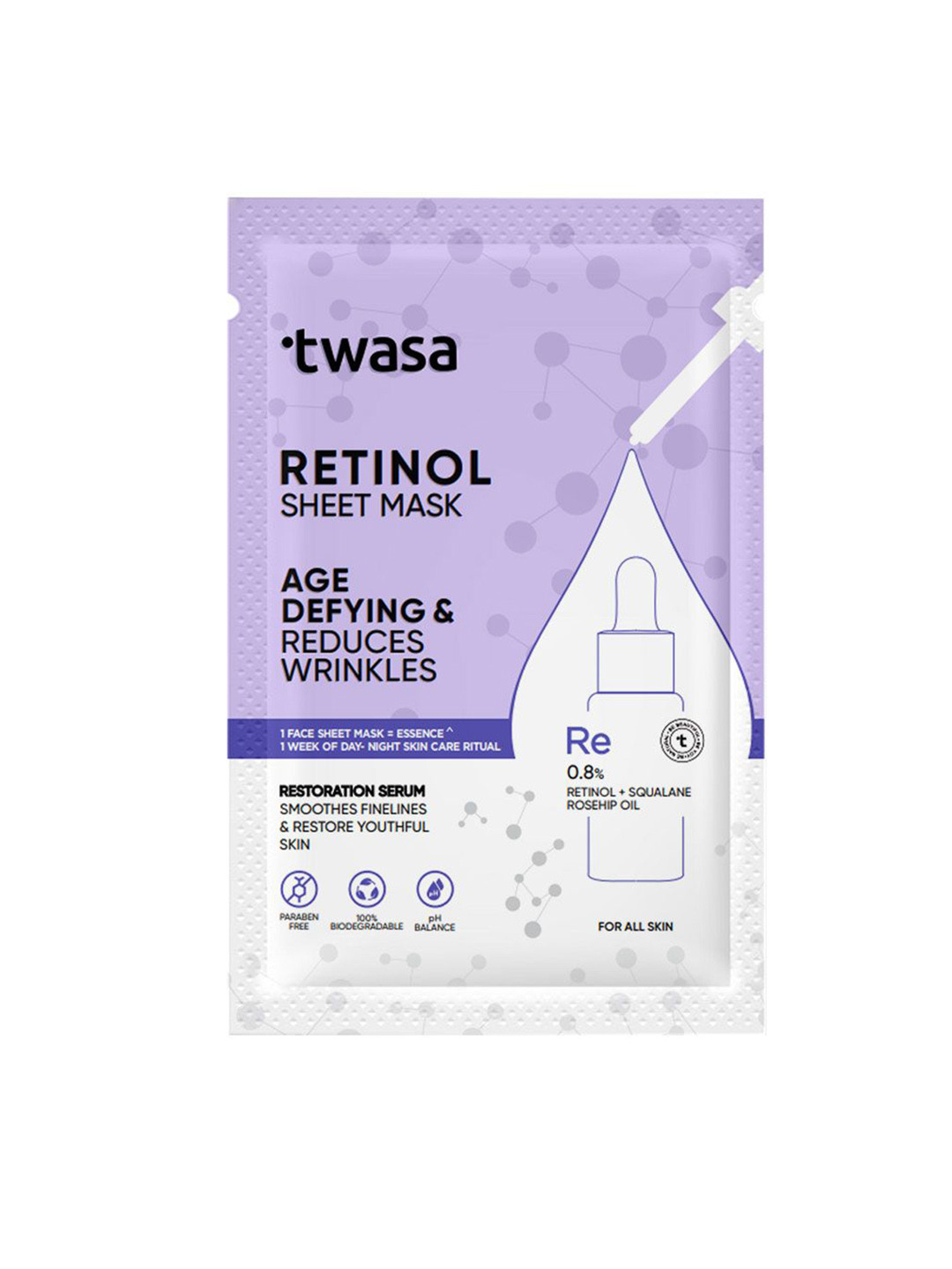 Twasa Retinol Serum Face Sheet Mask