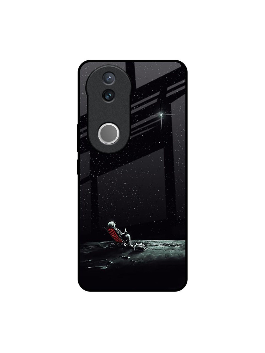 QRIOH Quirky Printed Relaxation Mode On Vivo V50e 5G Back Case