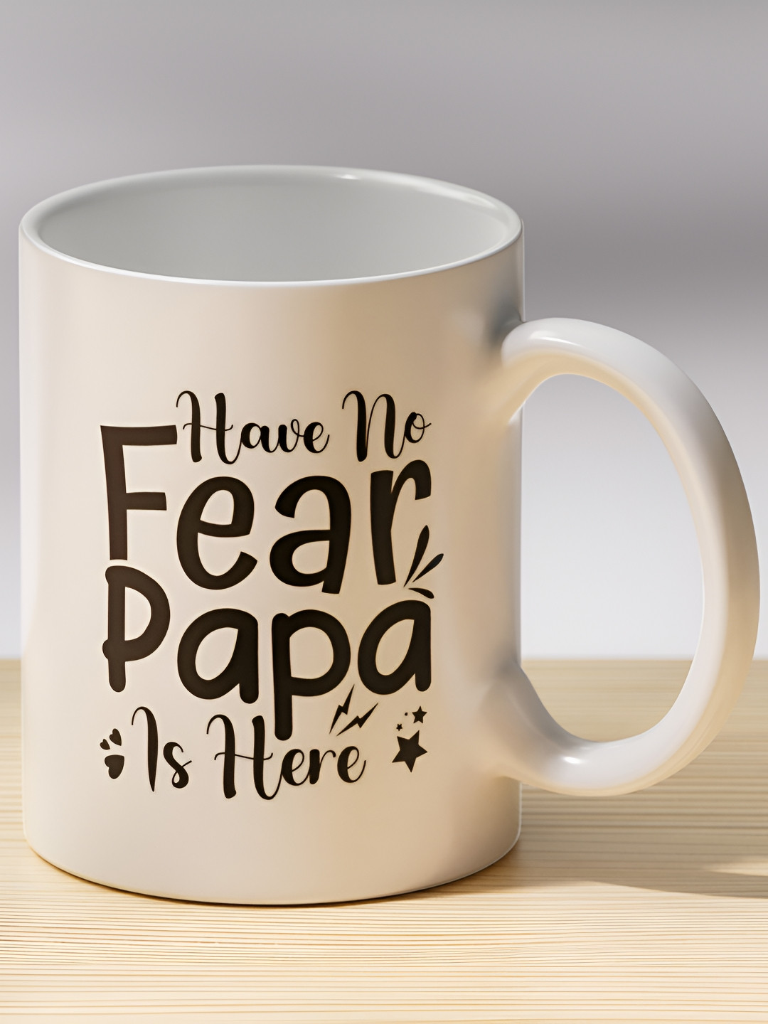 Gift4You Valentine Multicoloured Typography Ceramic Microwave Safe Cup-330ml