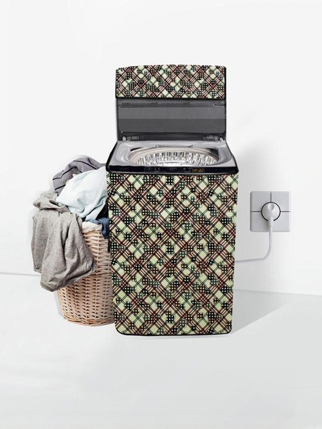 Stylista Yellow PVC Washing Machine Cover