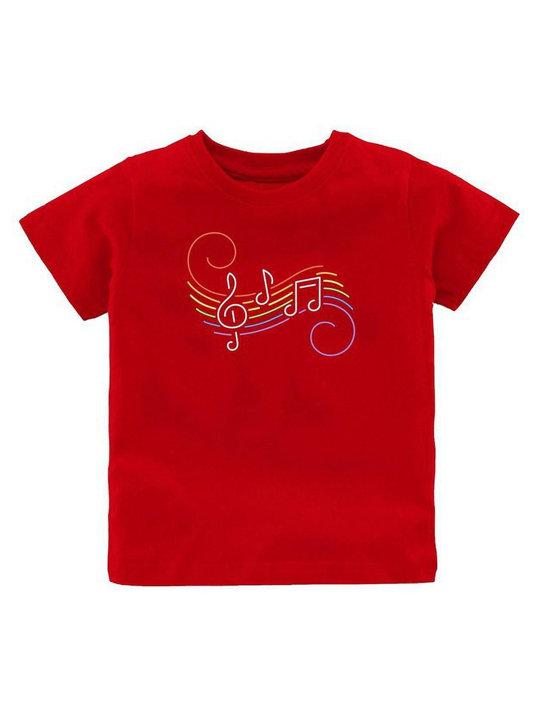 KAVEE Kids Printed Pure Cotton Applique T-shirt
