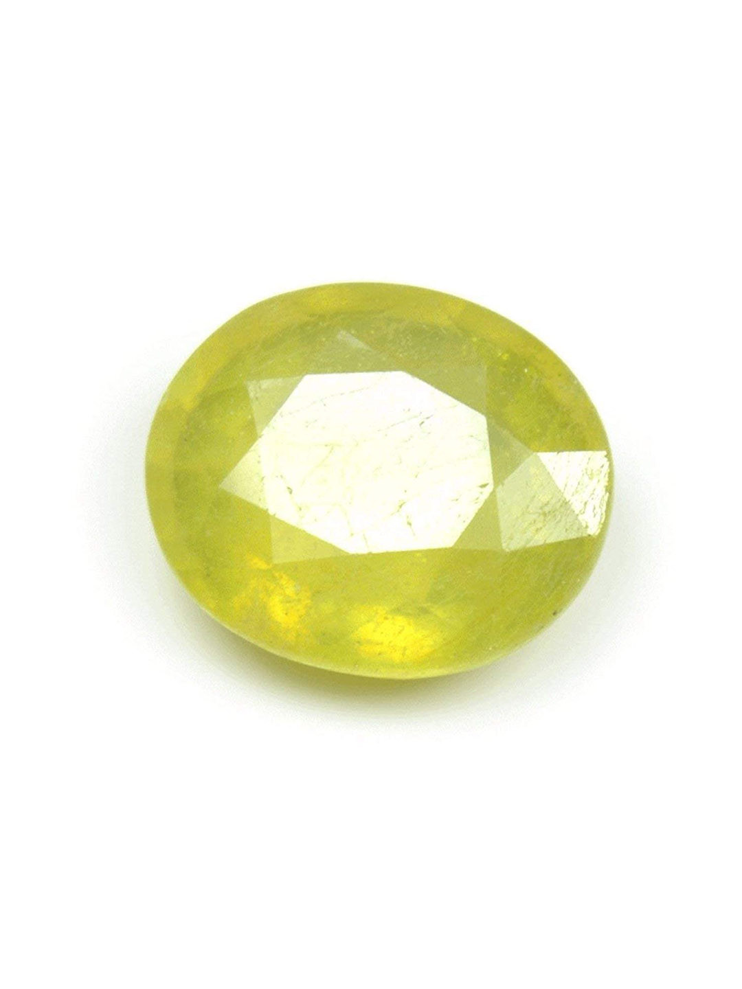 RRVGEM Yellow 9.00 Ratti Pukhraj Ring