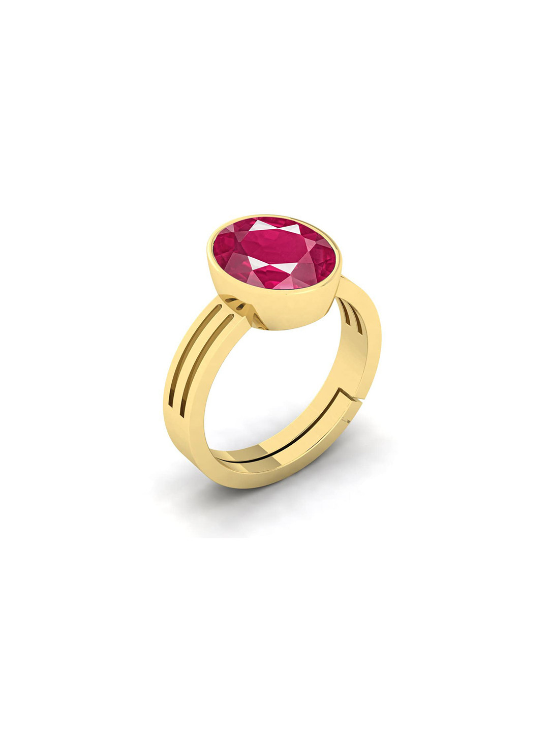 RRVGEM Ruby 6.00 KT Gold Loose Gemstone Ring