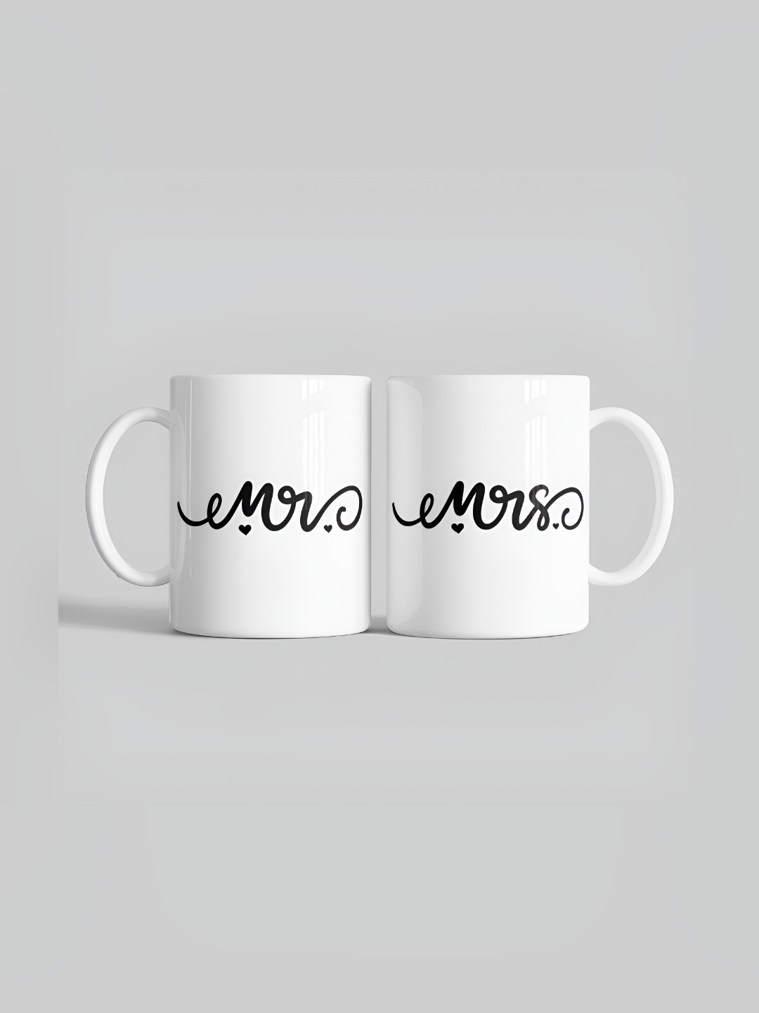 Gift4You Inspirational Quote White Typography Ceramic Microwave Safe 2 Piece Mug-325ml