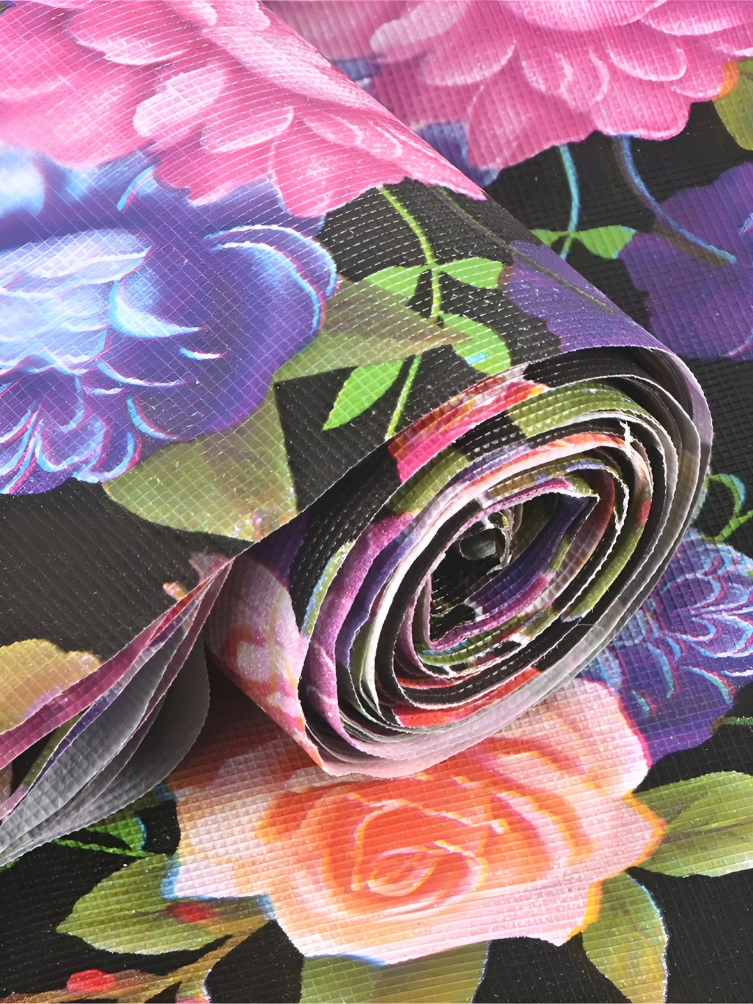 Aura Black 5 Meter PVC Kitchen Shelf Liner Cupboard Mat