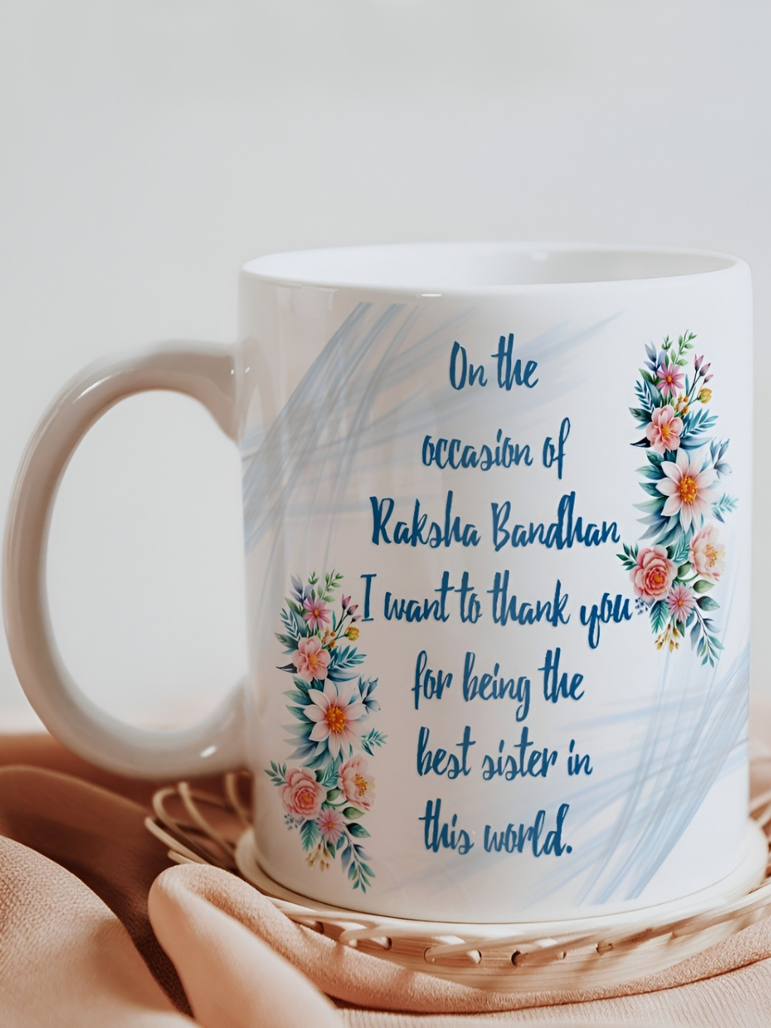 SKYTRENDS King & Queen Multicoloured Typography Ceramic Microwave Safe Mug-350ml