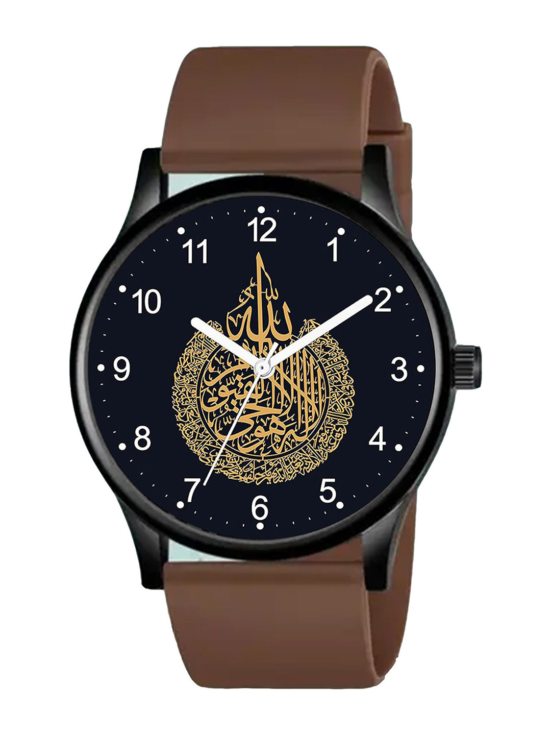 Gopal Shopcart Unisex Analogue Watch SilmBLK-Islamic-NUM04-804BRO_SH