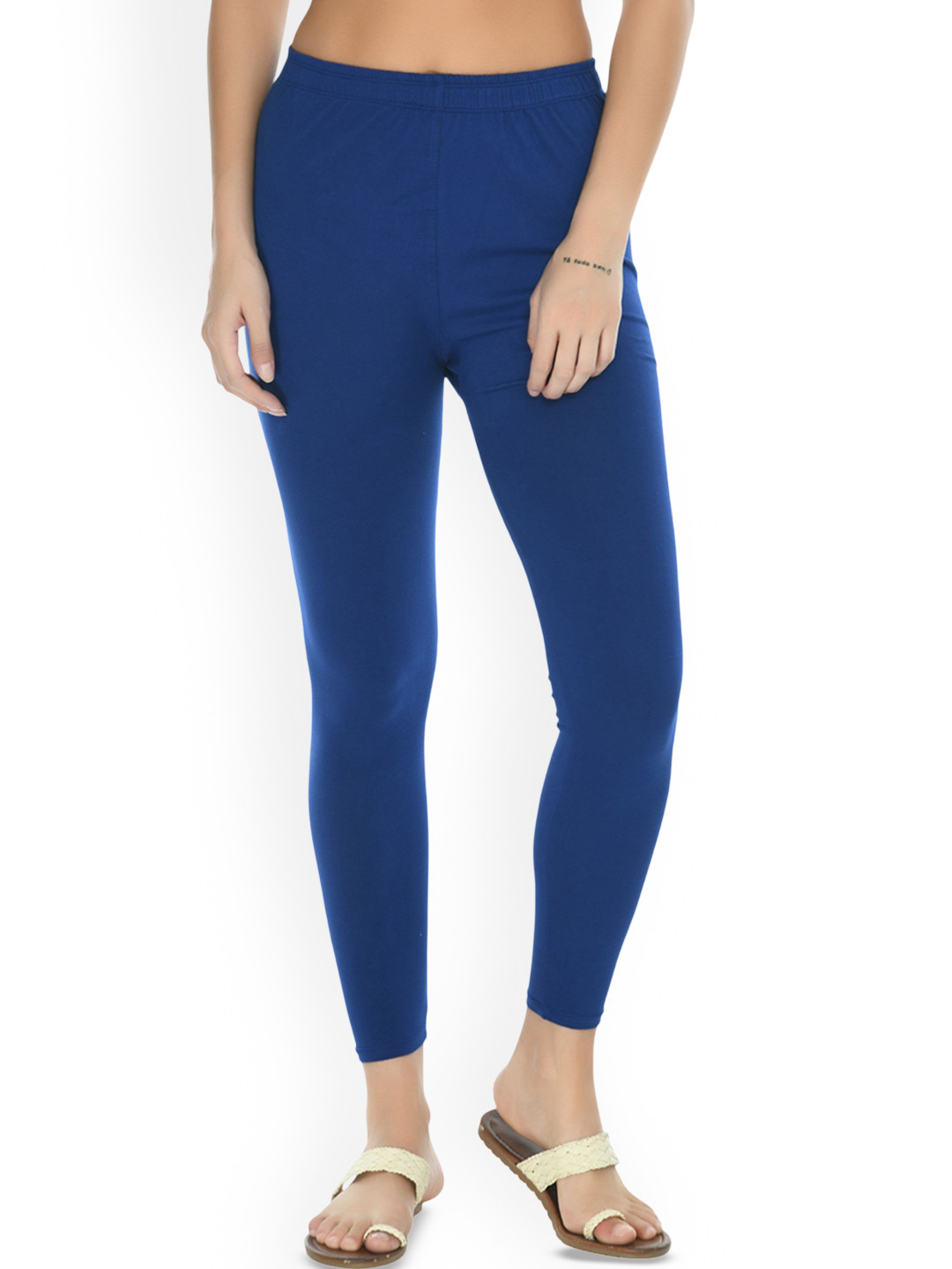 Fruba Cotton Mid-Rise Ankle-Length Leggings