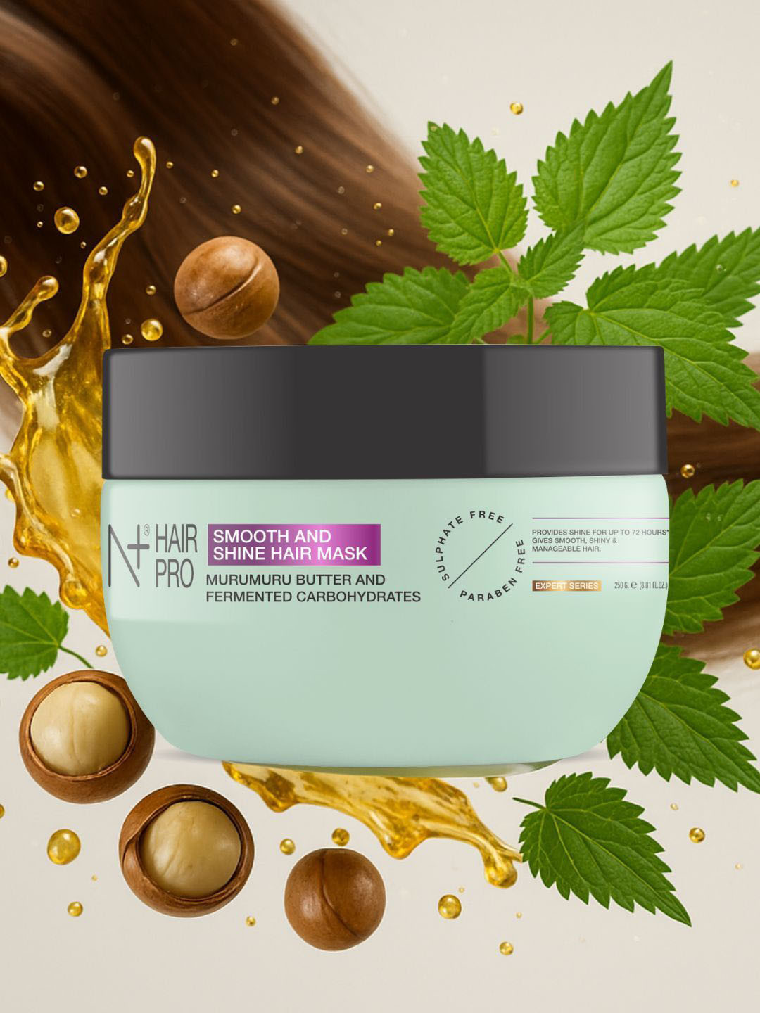 N Plus Professional Smooth & Shine Hair Mask- 250 g