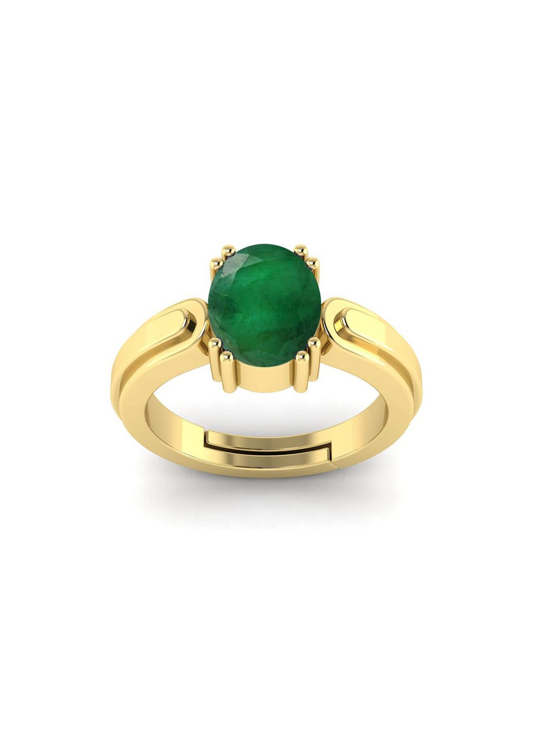 RRVGEM Emerald 3.00 KT 3.30 Carat Finger Ring
