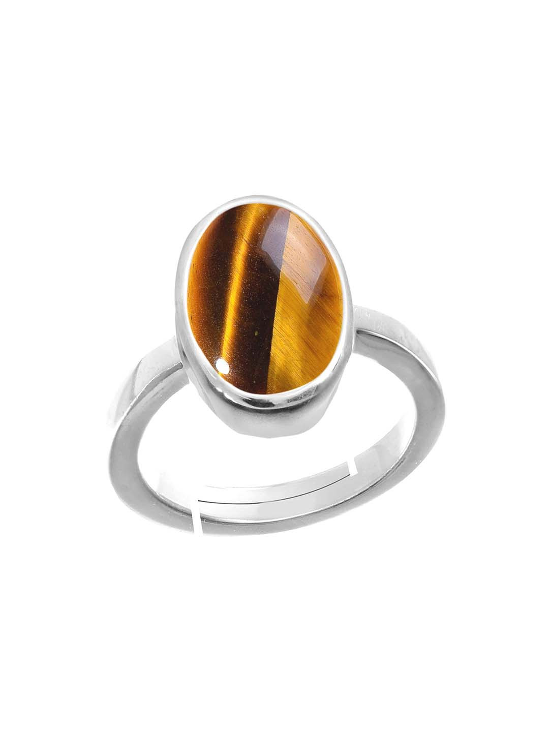 RRVGEM 5.25 Ratti To 6.00 Ratti Tigers Eye Stone Ring