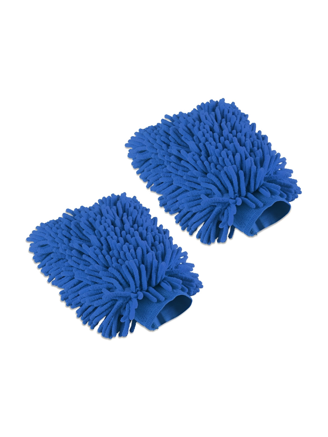 Aura 2-Pcs Blue 100 GSM Double Sided Car Washing Gloves
