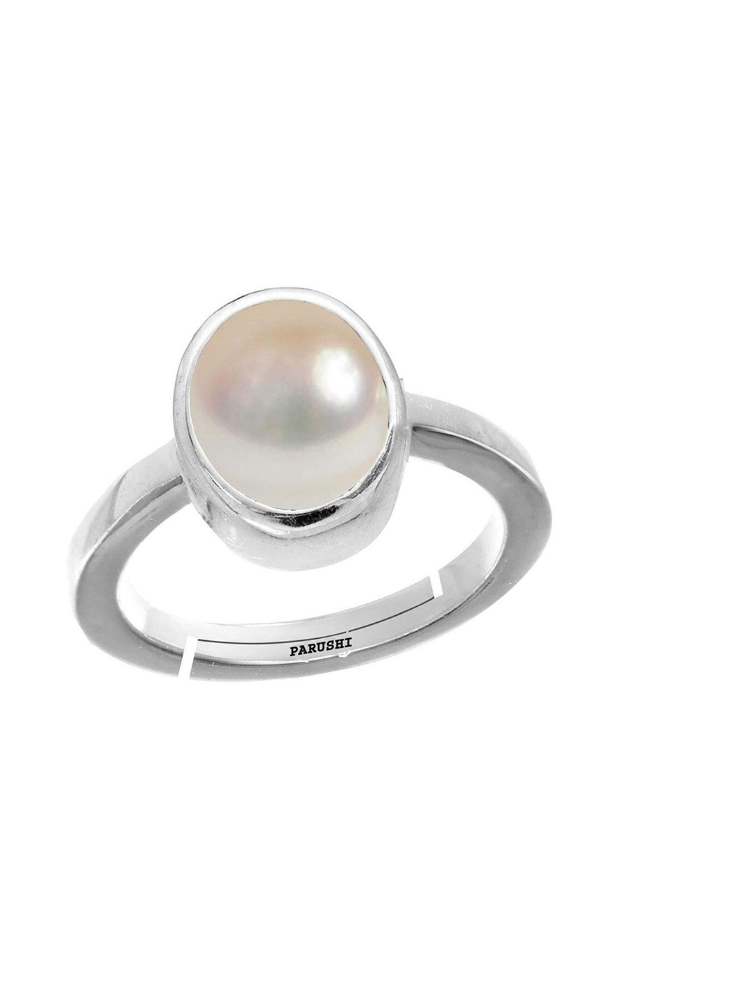 RRVGEM Brass Pearl Finger Ring