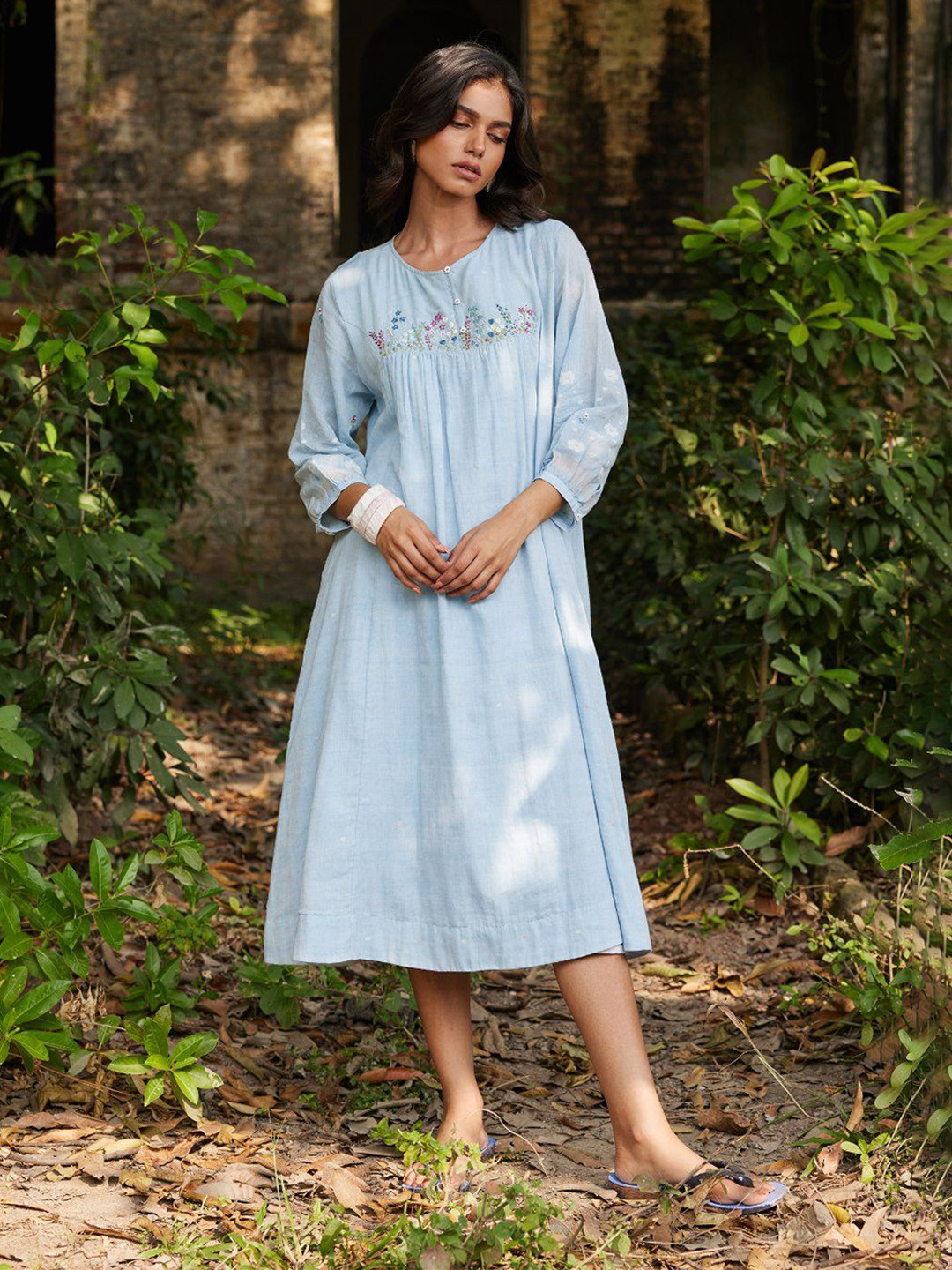 Sarron Women A-Line Midi Dress