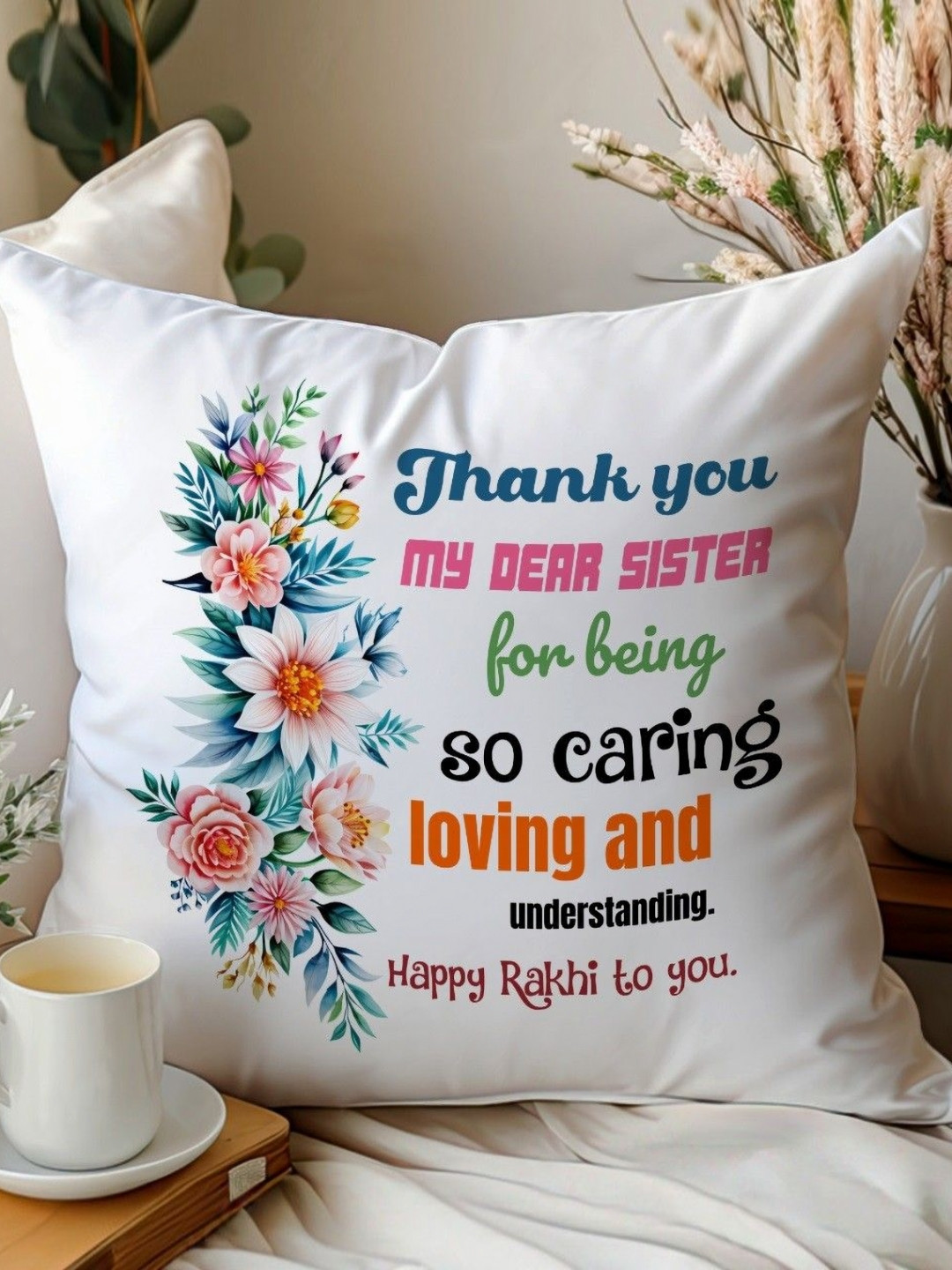 SKYTRENDS Multicoloured Satin Cushion Covers