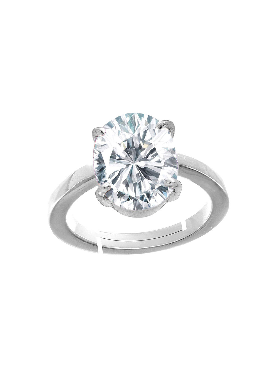 RRVGEM 7.00 Ratti Round Shape Cubic Zircon Ring